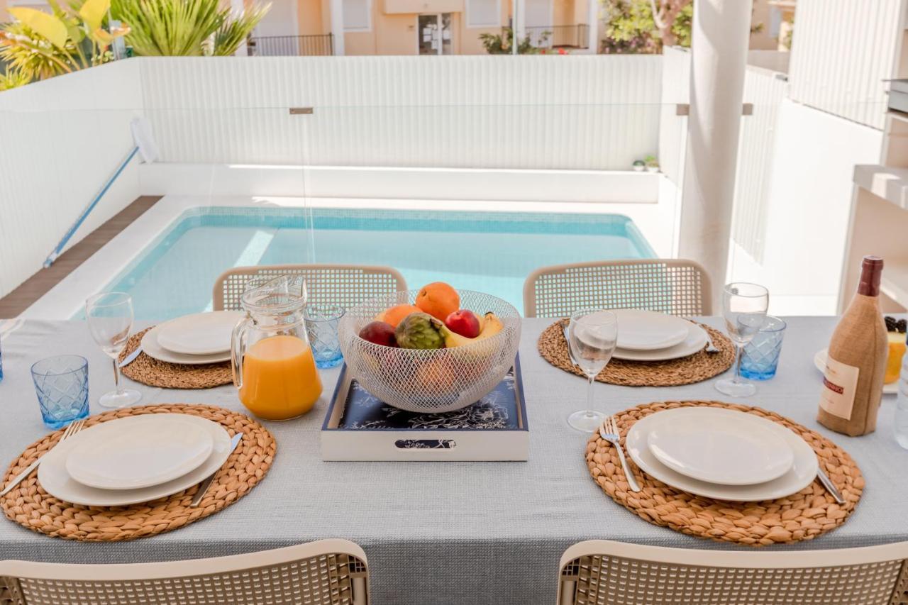 Seascape Villa Private Pool & Rooftop Jacuzzi With Sea View Near Manta Rota Beach Vila Nova de Cacela Exterior foto