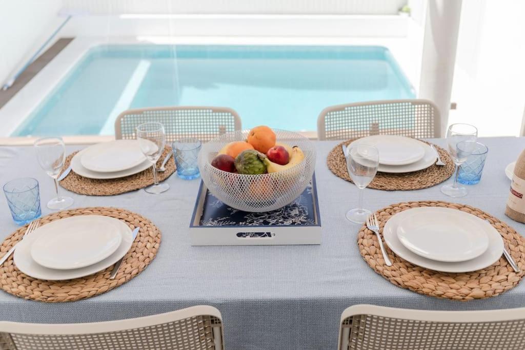 Seascape Villa Private Pool & Rooftop Jacuzzi With Sea View Near Manta Rota Beach Vila Nova de Cacela Exterior foto