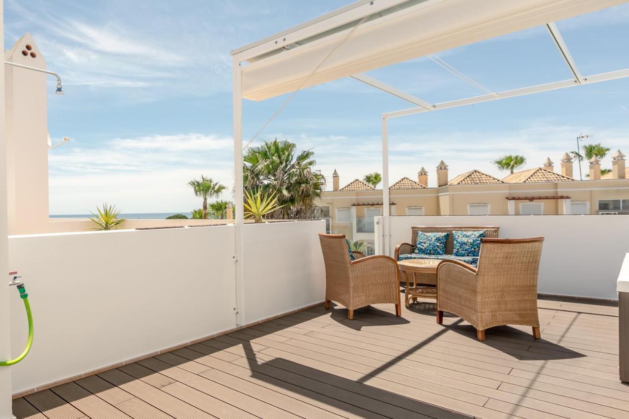 Seascape Villa Private Pool & Rooftop Jacuzzi With Sea View Near Manta Rota Beach Vila Nova de Cacela Exterior foto